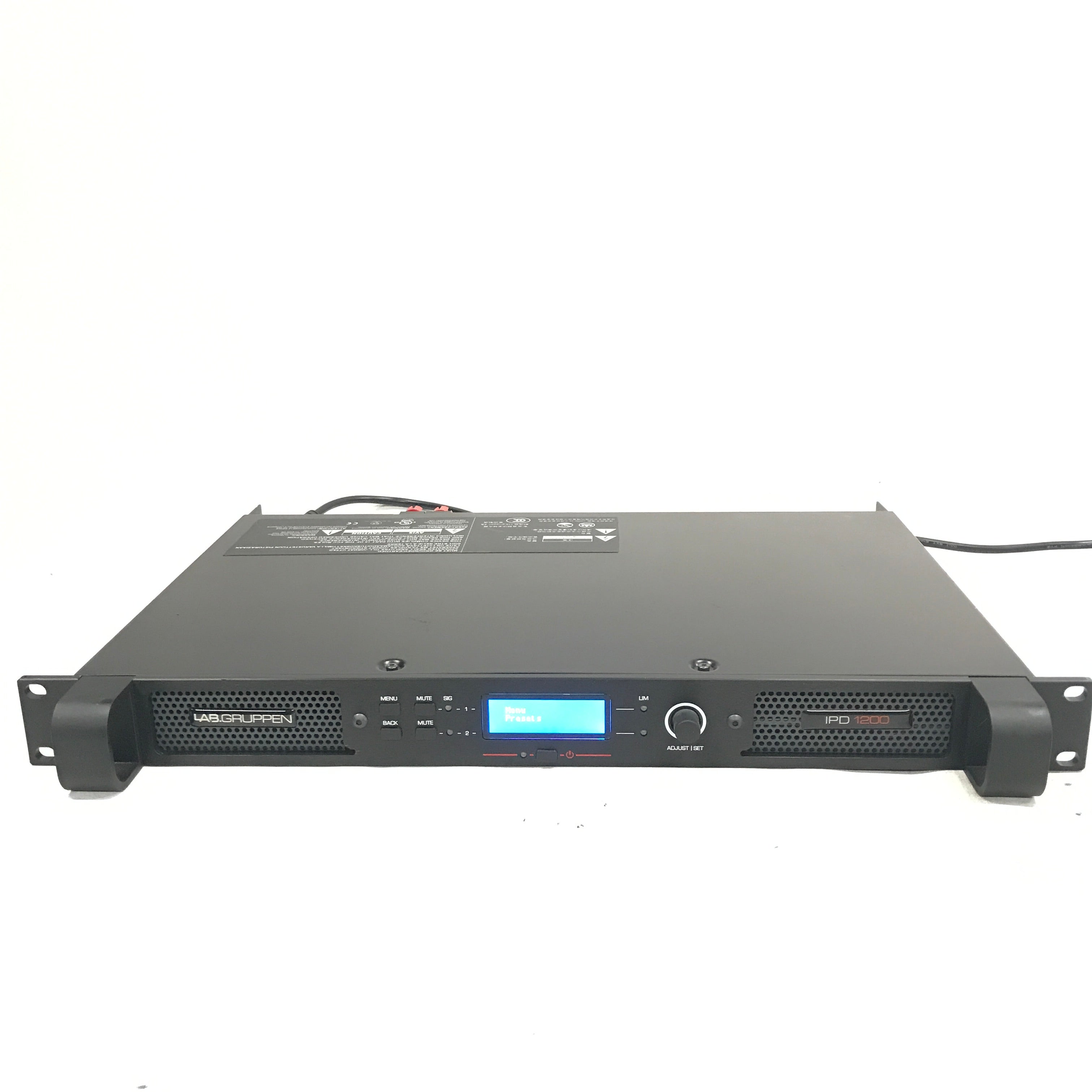 アンプ LAB GRUPPEN IPD 1200 Lab Gruppen IPD1200 Compact 1200 Watt 2 Channel DSP Controlled Power A