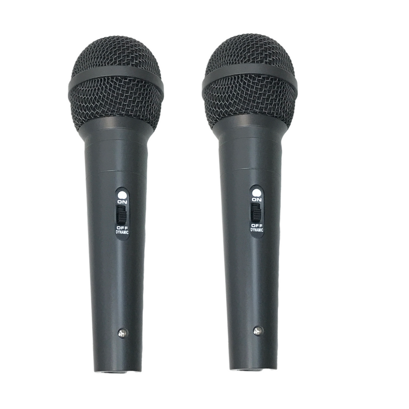 DIS-100 Handheld Dynamic Microphone w/ On-off switch - Pair