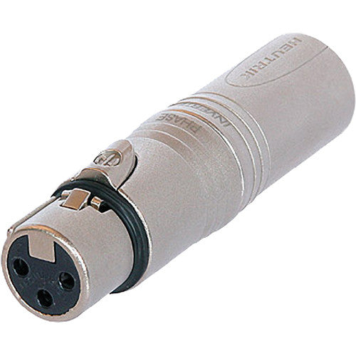 Neutrik NA3FM Professional Grade 3-Pole XLR Female to 3-Pole XLR Male Extension Adapter - NEW