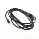 Shure WL50B Omnidirectional Lavalier Condenser Subminiature Microphone with TA4F Connector for use with Shure Wireless Transmitters, Black - DEMO