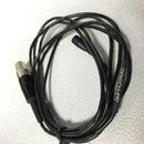 Shure WL50B Omnidirectional Lavalier Condenser Subminiature Microphone with TA4F Connector for use with Shure Wireless Transmitters, Black - DEMO