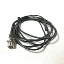 Shure WL50B Omnidirectional Lavalier Condenser Subminiature Microphone with TA4F Connector for use with Shure Wireless Transmitters, Black - DEMO