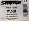 Shure WL50B Omnidirectional Lavalier Condenser Subminiature Microphone with TA4F Connector for use with Shure Wireless Transmitters, Black - DEMO