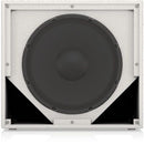 TA-VSX118B-WH 18" Direct Radiating Passive Subwoofer for Portable and Installation Applications (White)