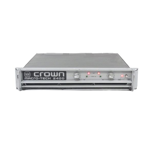 Crown Audio Macro-Tech 2400 Two-Channel Power Amplifier 1650W @ 8 Ohms