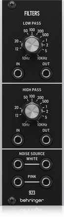 Behringer 923 FILTERS - Legendary Analog Dual Filter Module for Eurorack - OPEN BOX