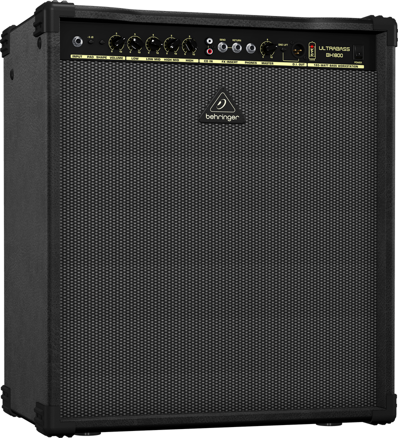 Behringer BX1800 180 Watt Bass Amplifier with Original Bugera Speaker and VTC-Technology - DEMO