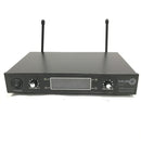 Music8 M8-200HH Wireless Dual Microphone System w/ 2 Handheld Microphones and Carrying Box