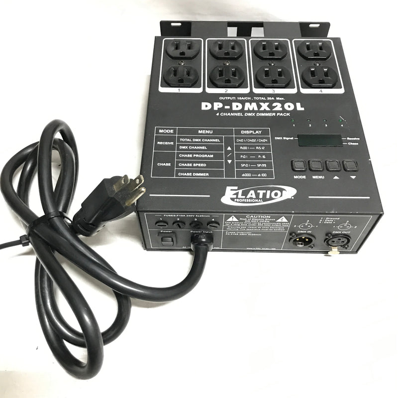 American DJ DP-DMX20L 4-Channel DMX Dimmer Pack - USED