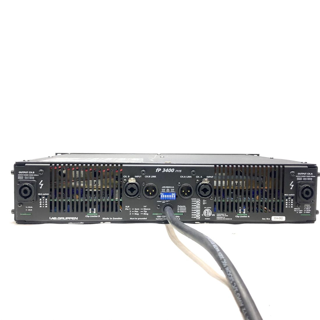Lab Gruppen FP3400 2-Channel Power Amplifier 3400W #2429 - USED