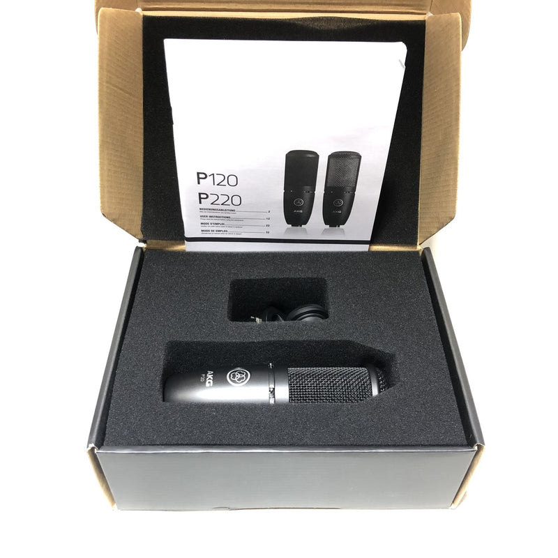 AKG P120 Cardioid Condenser Microphone (Black)