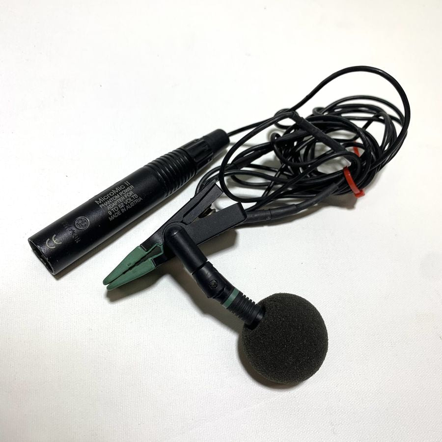 AKG C418 Clip-On Condenser Drum Microphone w/ MicroMic II Phantom Powe