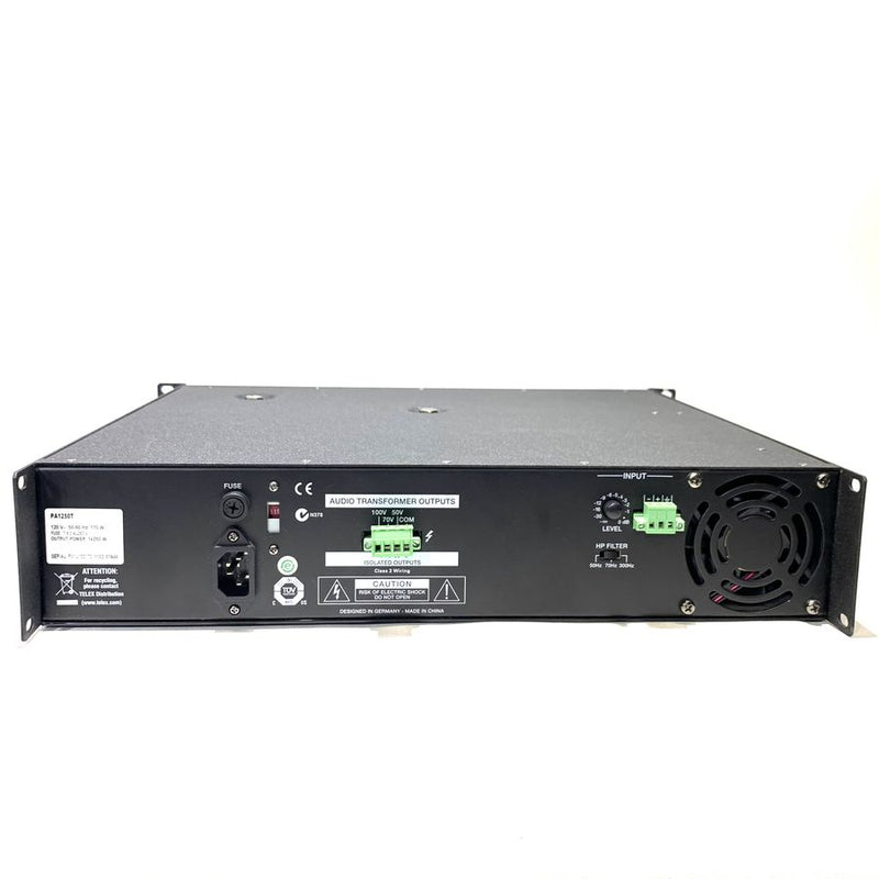 Electro-Voice PA1250T Rackmount Mono Power Amplifier 250W