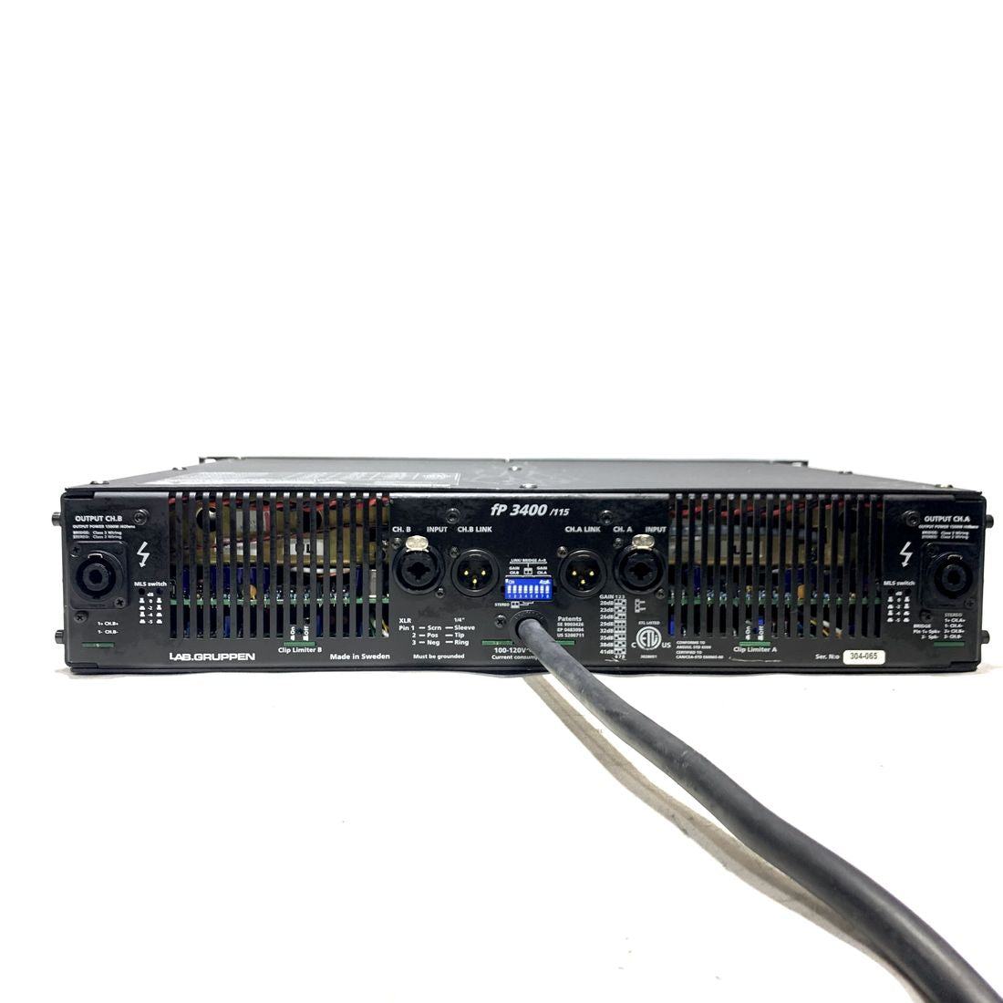 Lab Gruppen FP3400 2-Channel Power Amplifier 3400W #2426 - USED