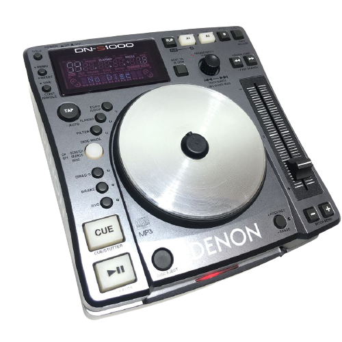 Denon DJ DN-S1000 Compact Portable DJ CD/MP3 Player w/ Scratch and On-Board Effects