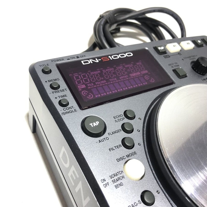 Denon DJ DN-S1000 Compact Portable DJ CD/MP3 Player w/ Scratch and On-Board Effects