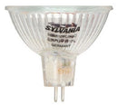 Lampe halogène tungstène Sylvania 54207 à capsule anti-UV avec couvercle de lentille, 12 V, 50 W, culot GU5.3