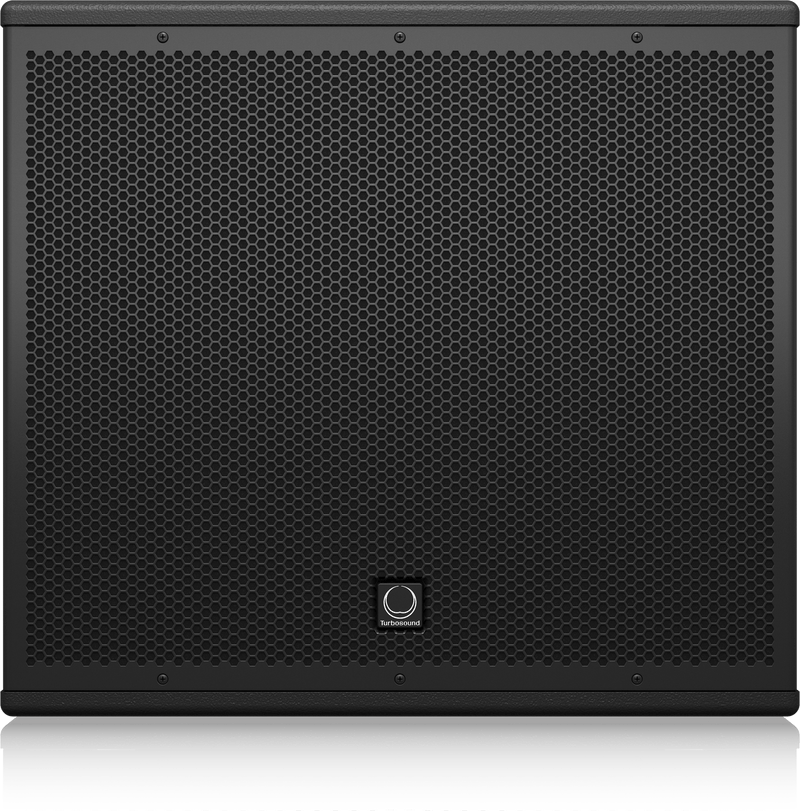 Turbosound NuQ115B-AN 3000 Watt 15" Front Loaded Subwoofer with Klark Teknik DSP Technology and ULTRANET Networking - DEMO