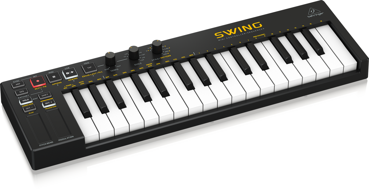 40% SALE ! Behringer SWING 32-Key USB MIDI Controller Keyboard with 6