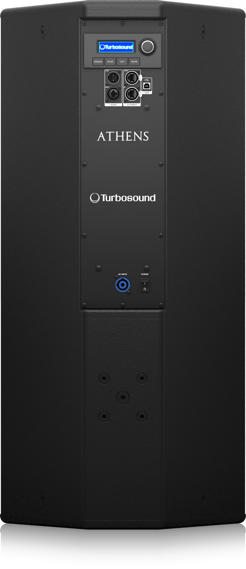 Turbosound TCS122/64-AN Arrayable 2500 Watt 2 Way 12" Loudspeaker with Dendritic Waveguide, Klark Teknik DSP Technology and ULTRANET Networking - DEMO