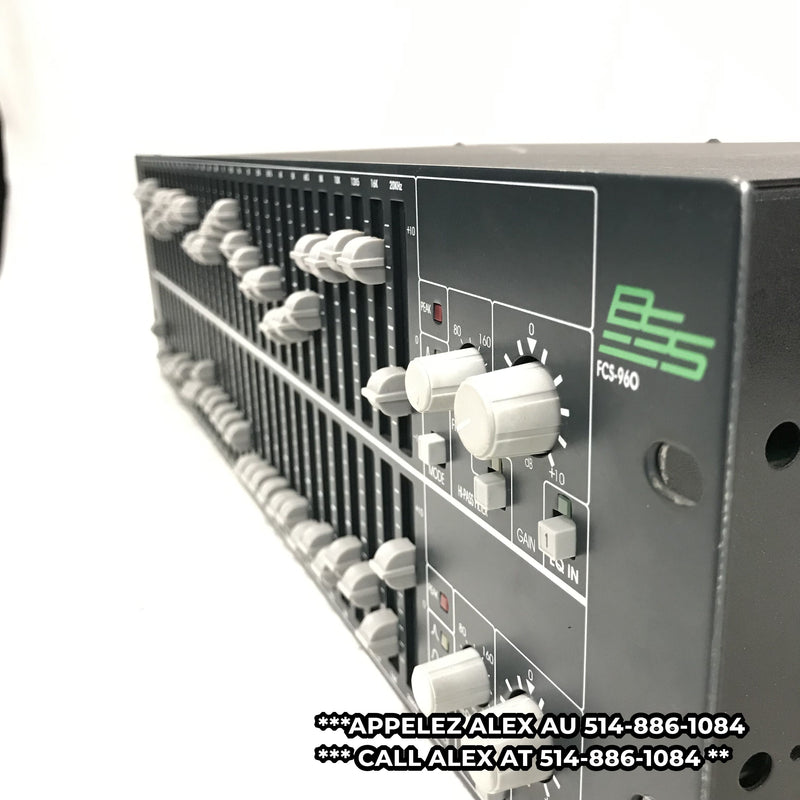 dbx BSS FCS-960 Dual Mode 2-Channel Graphic Equalizer