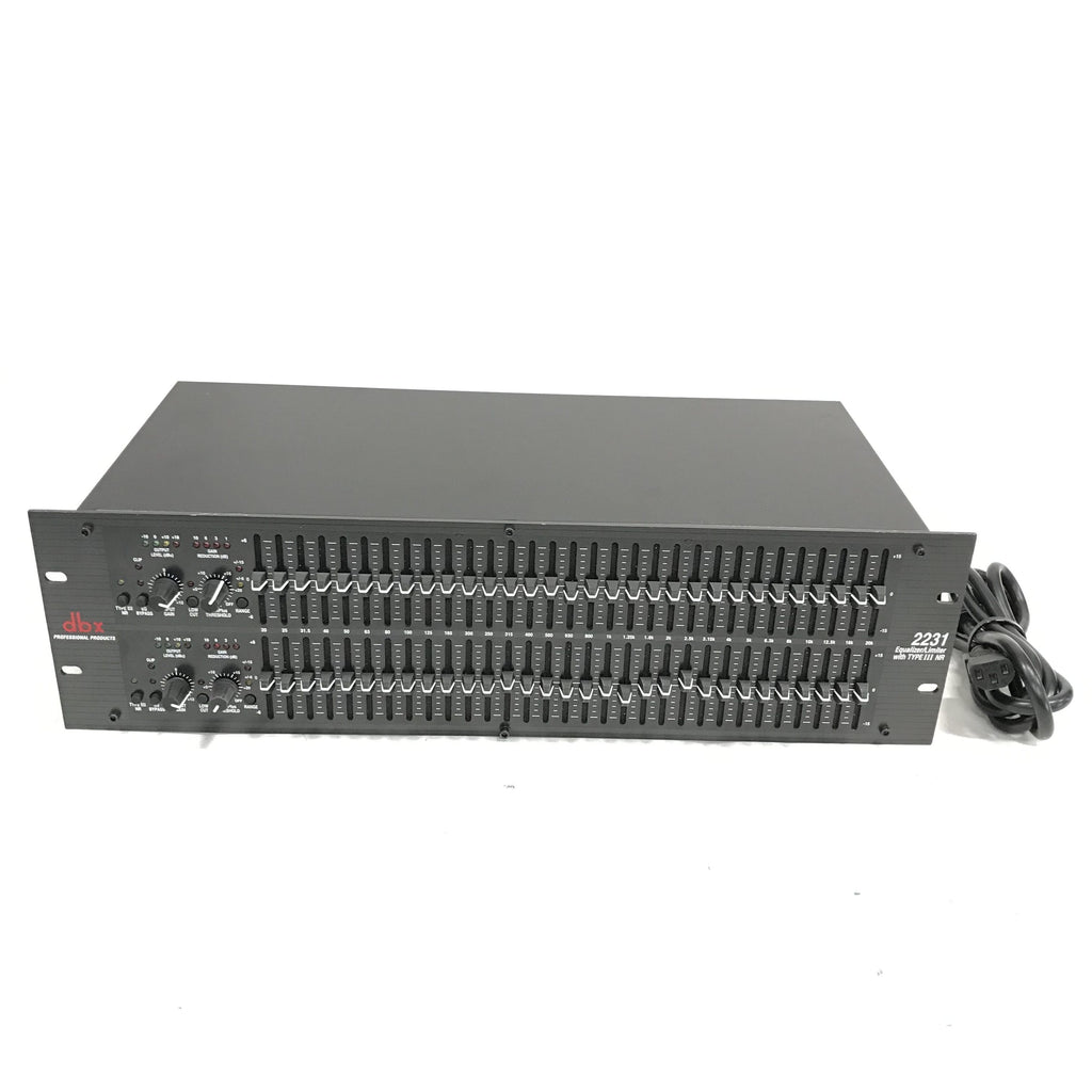 DBX 2231 - Dual Channel 31-Band Graphic Equalizer/Limiter with Type II