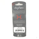 Adaptateur audio en ligne métallique Digiflex HAA-JP201 - 6,35 mm TS mâle vers 6,35 mm TRS femelle