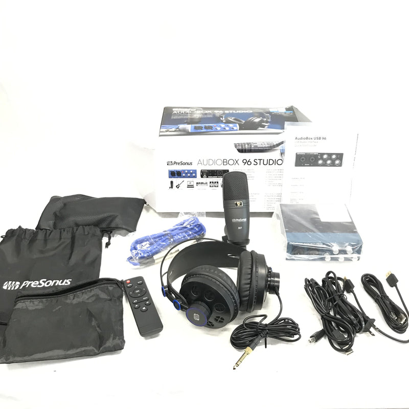 PreSonus AUDIOBOX96-USB-STUDIO Studio Recording Package