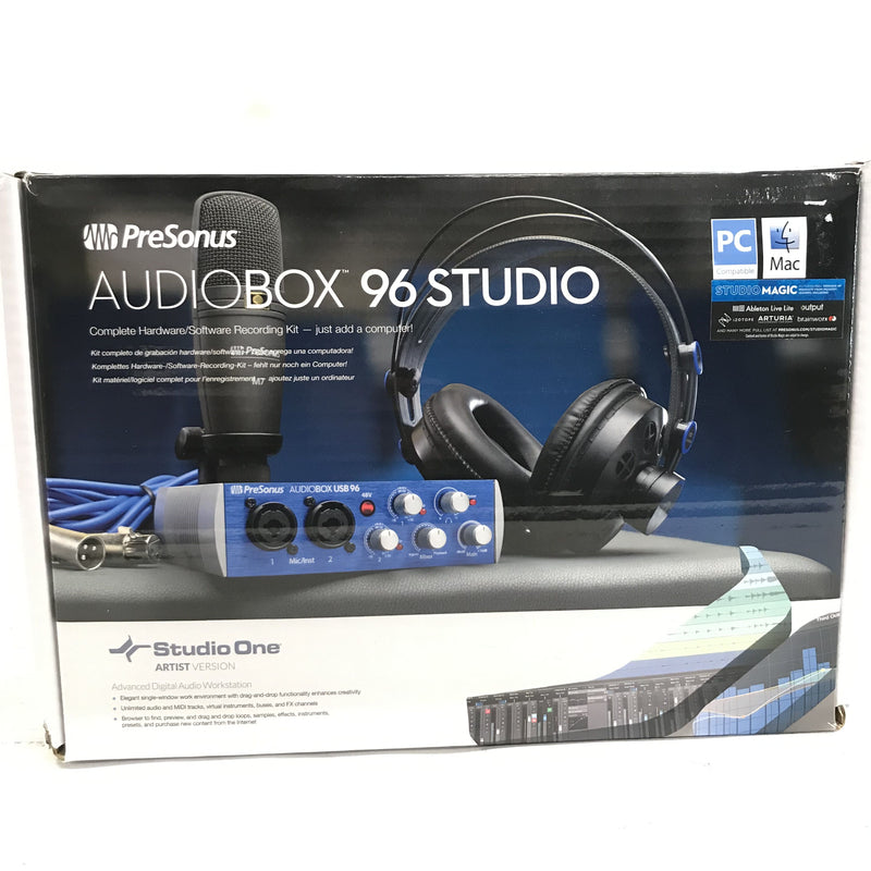 PreSonus AUDIOBOX96-USB-STUDIO Studio Recording Package