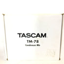 Tascam TM78 Condenser Microphone w/ Tabletop Mic Stand & Microphone Cable