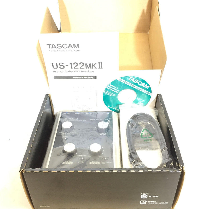 Tascam US122MKII USB Audio/Midi Interface