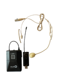 Music8 M8-15B HS Professional Wireless System w/ USB Receiver and Headset Microphone and Beltpack Transmitter