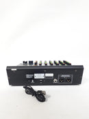 Music8 M8-MX-6 USB 8-Channel Mixing Console / Interface Mixer w/ EQ, DSP, Built-in 48V Phantom Power, MP3 Player, 5V USB Powered for Home Studio Recording DJ Network Live Broadcast or Karaoke - NEW