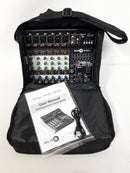 Music8 M8-MX-6 USB 8-Channel Mixing Console / Interface Mixer w/ EQ, DSP, Built-in 48V Phantom Power, MP3 Player, 5V USB Powered for Home Studio Recording DJ Network Live Broadcast or Karaoke - NEW